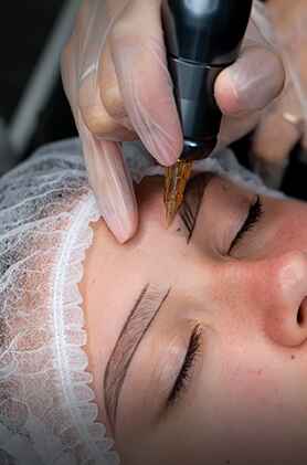 Microblading, eyebrow enhancement, semi-permanent makeup, Anudhi Clinic, Chennai